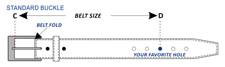 Belt Size Standard Buckle Explained
